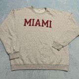 Jerzees Miami University Crewneck Sweatshirt Photo 0