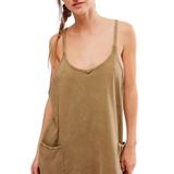Free People Movement Hot Shot Mini Dress Willow Army S Photo 0