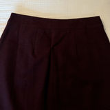 Madewell Maroon Skirt Photo 0