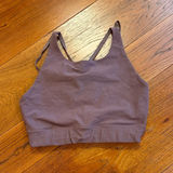 Beyond Yoga  Spacedye Enlightenment Long Line Sports Bra Truffle Heather Brown   Photo 0