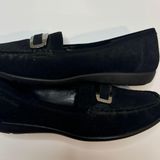 Calvin Klein Womens Black Leather Loafers Size 7.5 Photo 0