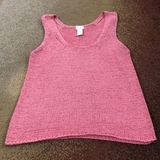 J.Jill Pink crochet top sleeveless never worn Photo 0