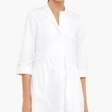 Tuckernuck NWOT  White Royal Button Front Shirt Dress Photo 0