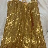 Showpo  Gold Sequin Dress Mini Photo 0