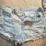 American Eagle Light wash denim shorts from Photo 0