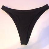 SheIn Ribbed Black Bottom Swimsuit Photo 0