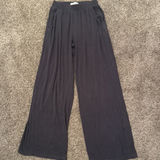 Abercrombie & Fitch  Dark Grey Wide Leg Sweatpants Photo 0