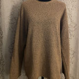 Everlane  tan scoop neck academia oversized sweater womens size S Photo 0