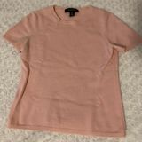 Peck & Peck Blush Pink Cashmere Crewneck Top Photo 0