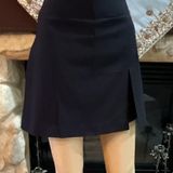 Rafaella Black mini skort with slit Photo 0