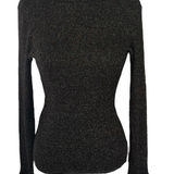 Veronica Beard  Lilia Sweater Metallic Knitted Turtleneck Flared Cuff Women's XS Photo 0