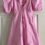 Sanctuary Summer Cotton Pink Mini Dress Photo 0