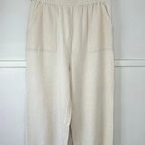 Free People Post Swim Pant Cream Wide Leg Photo 0