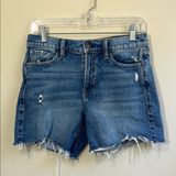 a.n.a . Women’s High Rise Denim Boyfriend Shorts Size 2 Photo 0