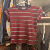 Xhilaration Xhileration Vintage Y2K Striped Baby Tee  Photo 0