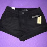 American Rag Black Jean Shorts Photo 0