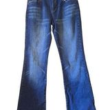 Baby Phat  90's Vintage Flare leg jeans Size 11 32in inseam high end denim Photo 0