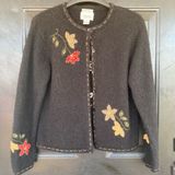 Christopher & Banks  Hand Embroidered Cardigan Photo 0