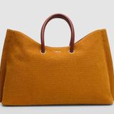 Cult Gaia  Erin Weekender Jute Duffle Bag Photo 0