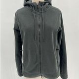 Nobull  Women's Full Zip Fleece Lined Hoodie Sz S Gray Photo 0
