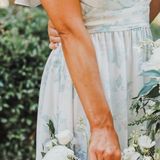 Sage Floral Dress Photo 0