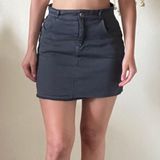 Boohoo NWT! Kourtney Kardashian Grey Cargo Skirt Photo 0