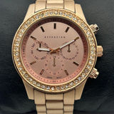 Attention  Women’s Fashion Watch Pink 42mm Working New Battery Photo 0