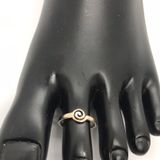 Sterling Silver Swirl Toe Ring Adjustable NWT Photo 0