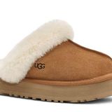 UGG ෆ  Disquette Fur Platforms Slippers Photo 0