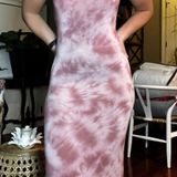 Pink Rose  Maxi Dress Photo 0