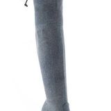 Zigi Soho Brock Gray Over the Knee Boots 4 Inch Heel & Size 8.5 Photo 0