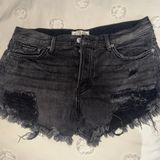 Free People Button Fly Jean Shorts Photo 0