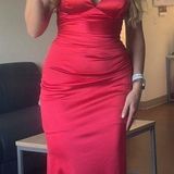 Windsor Red Long Formal Gown Photo 0