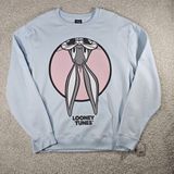 Looney Tunes Bugs Bunny Graphic Crewneck Sweatshirt Mens XXL Light Blue Photo 0