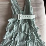 Saints + Secrets Belted Mini Dress Photo 0