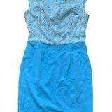 Antonio Melani Baby Blue Lace Bodycon Mini Dress 6 Photo 0