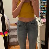 Knox Rose Embroidered Jean Shorts Mid Rise 8 Photo 0