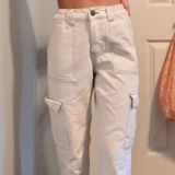 PacSun White  Cargo Pants Photo 0