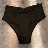 Black High Rise Bikini Bottoms Photo 0