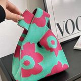 Handmade Woven Kawaii Korean Handbag Tote Photo 0
