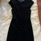 One Clothing Velvet Black Cocktail Dress Photo 0