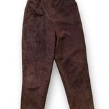 Valerie Stevens Vintage Pants Chocolate Brown Suede Leather High Waisted Photo 0