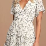 Lulus Floral Mini Dress Photo 0