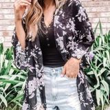 Spiritual Gangster Floral Kimono OS Photo 0