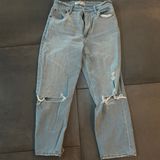 Abercrombie & Fitch Curve Love Ankle Jeans Photo 0