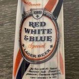 Handmade Red White & Blue Beer Claw Clip Photo 0