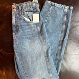 Free People Aster High Rise Straight Jeans Photo 0
