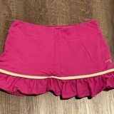 Pink with yellow trim tennis skirt/skort Photo 0