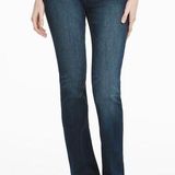 White House | Black Market The Slim Bootcut Jeans Med Dark Wash Women’s Size 2 Photo 0