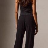 James Perse Brushed Cashmere Wide Leg Sweatpants Pants, Size 1 Photo 0